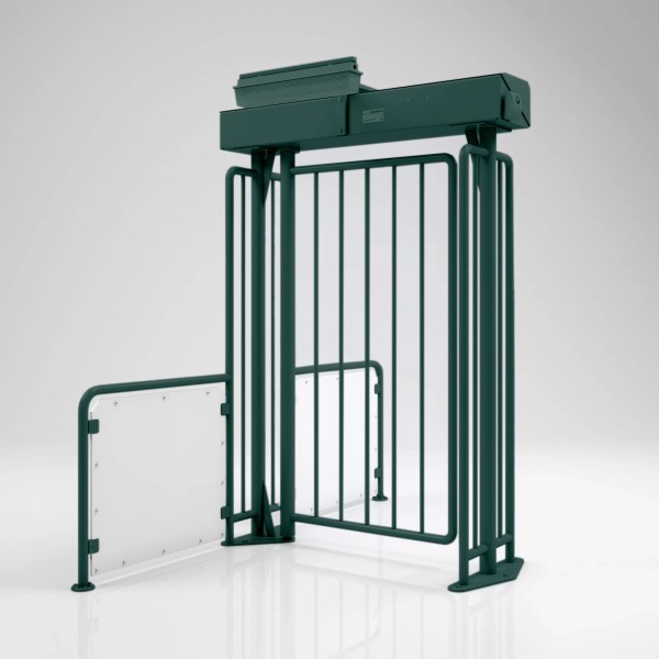 Magnetic MPG 42" Passage Standalone Motorized Full-Height Pedestrian Gate;  Powder Coated RAL 6005