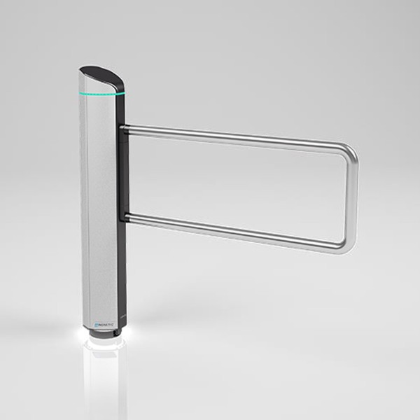 Magnetic Pedestrian mSwing Swing Gate With SS U-Bar Hoop (39" Passage Width)