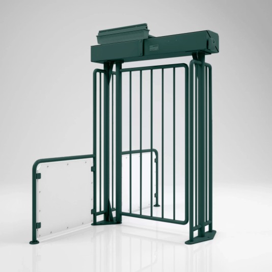 Magnetic MPG 42" Passage Add-On Motorized Full-Height Pedestrian Gate;  Powder Coated RAL 6005