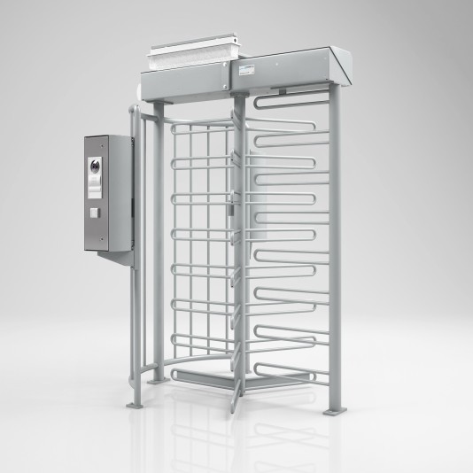 Magnetic AutoControl Full Height Single Lane Pedestrian Turnstile - MPT